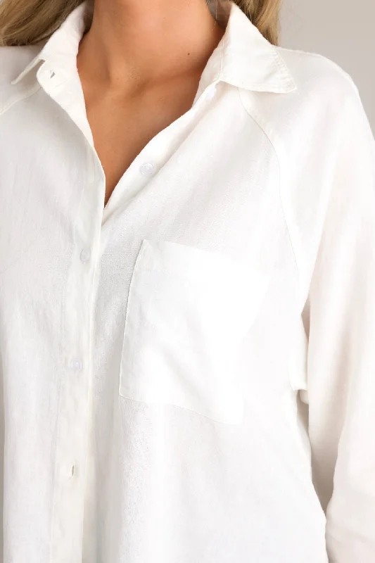 Z-Supply The Perfect White Linen Top