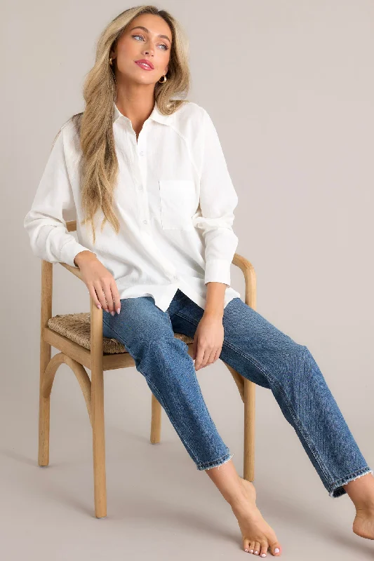 Z-Supply The Perfect White Linen Top