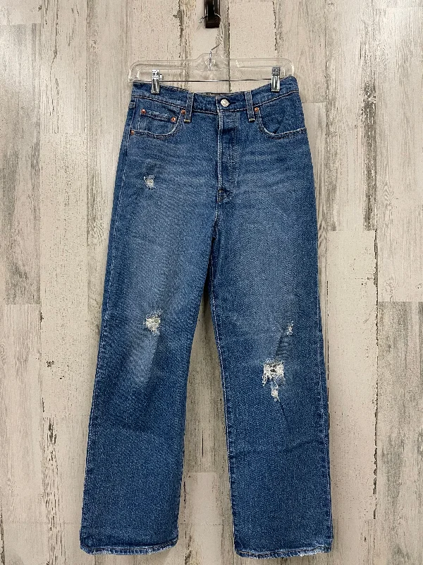 Jeans Boyfriend By Levis In Blue Denim, Size: 6