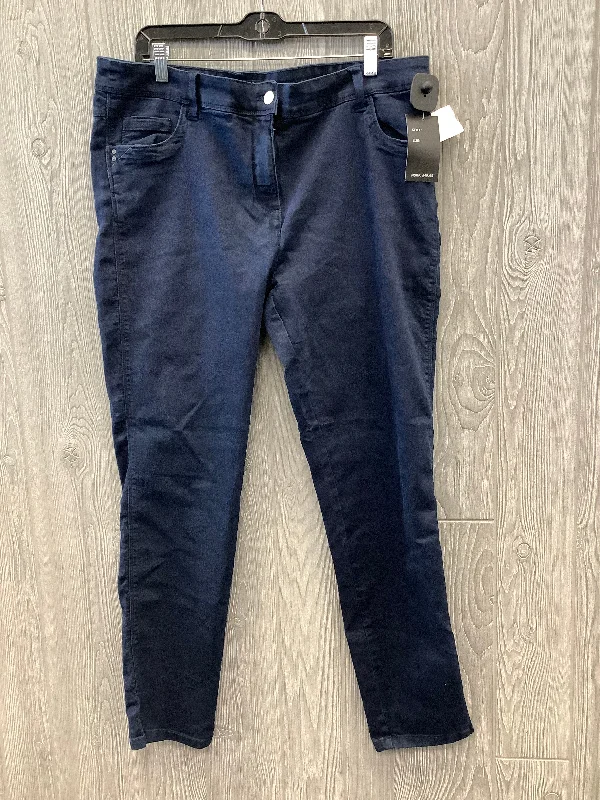 Jeans Straight By Clothes Mentor In Blue, Size: 14