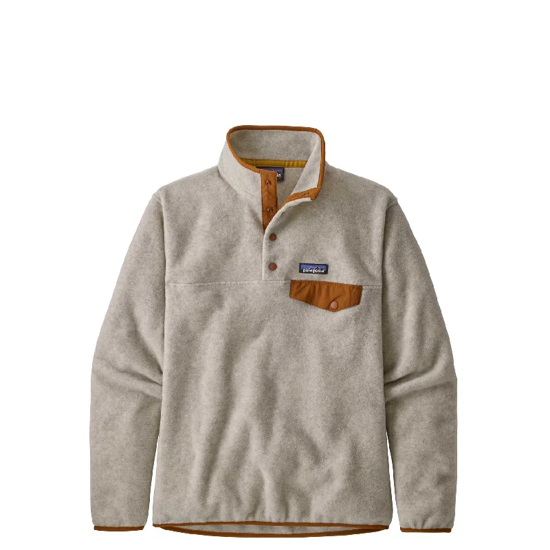 L / OATMEAL HEATHER WITH/ WOOD BROWN