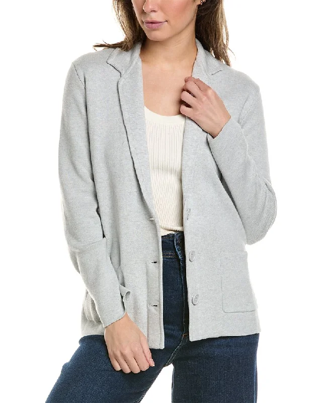 Alashan Cashmere Blake Notch Cashmere-Blend Blazer