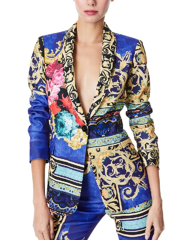 alice + olivia Macey Cuffed Shawl Blazer