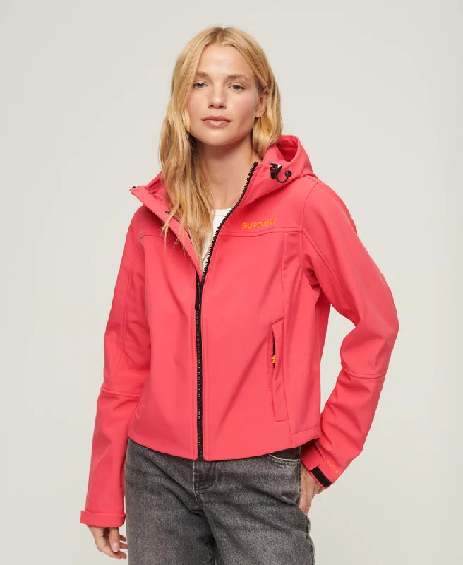 CODE Trekker Hooded Softshell Jacket | Active Pink