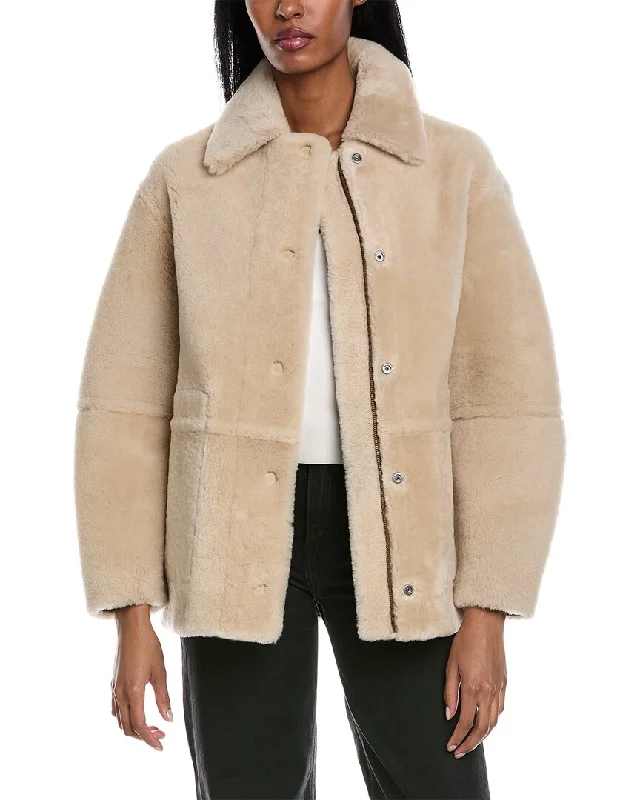 Vince Reversible Shearling Coat