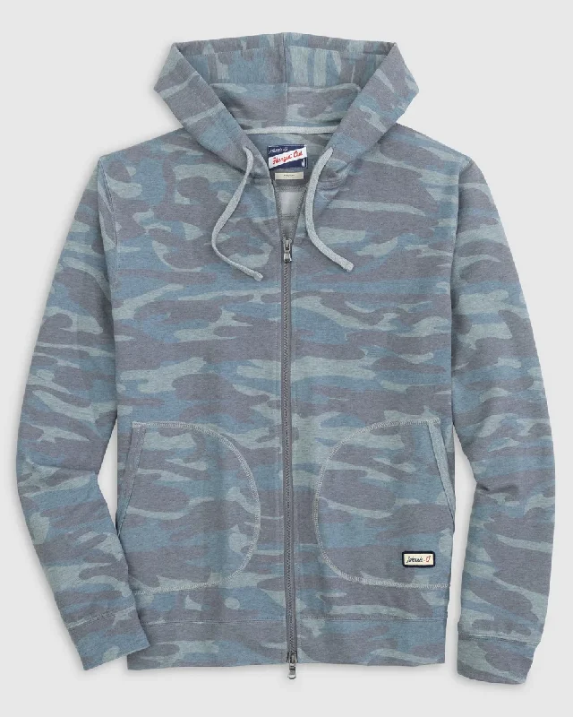 Avry Camo Full Zip Hoodie