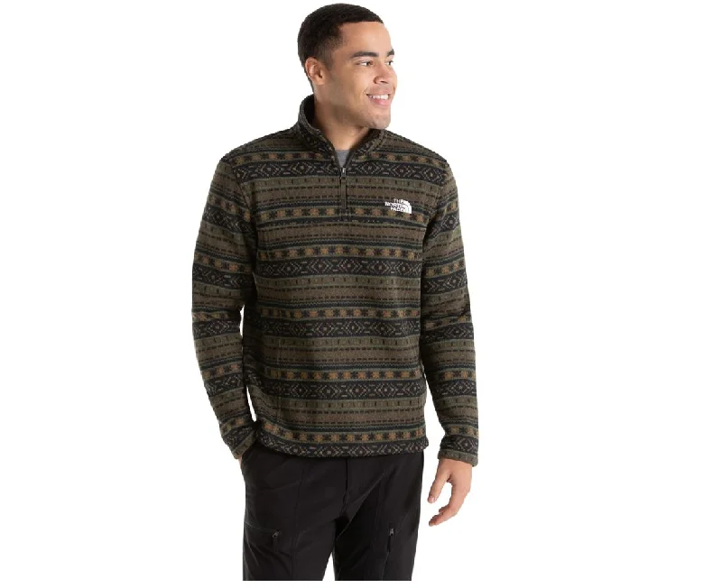 New Taupe Green 1D Fair Isle Print / 2X-Large