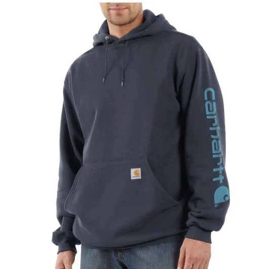 Men's Loose Fit Midweight Logo Sleeve Graphic Sweatshirt