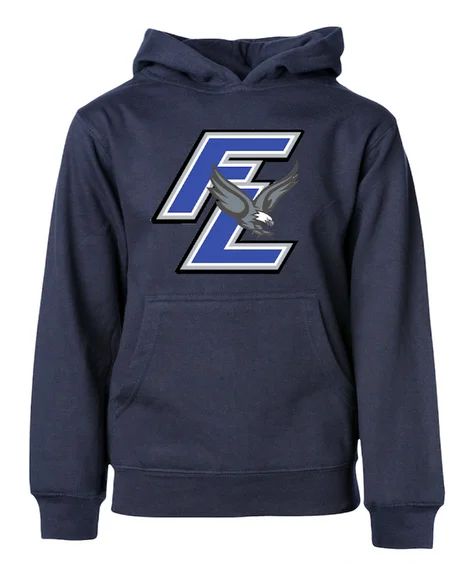 Youth War Eagles Midweight Pullover Hooded Sweatshirt