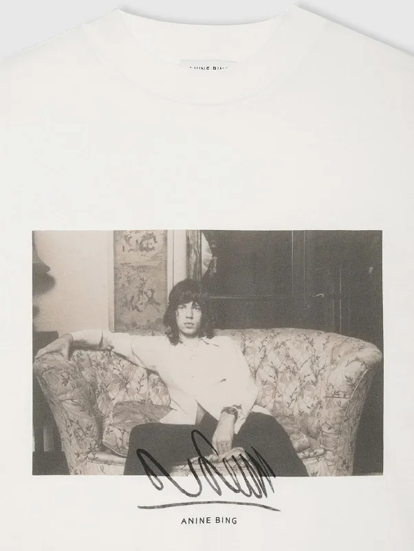 Avi Tee Mick Jagger in Ivory