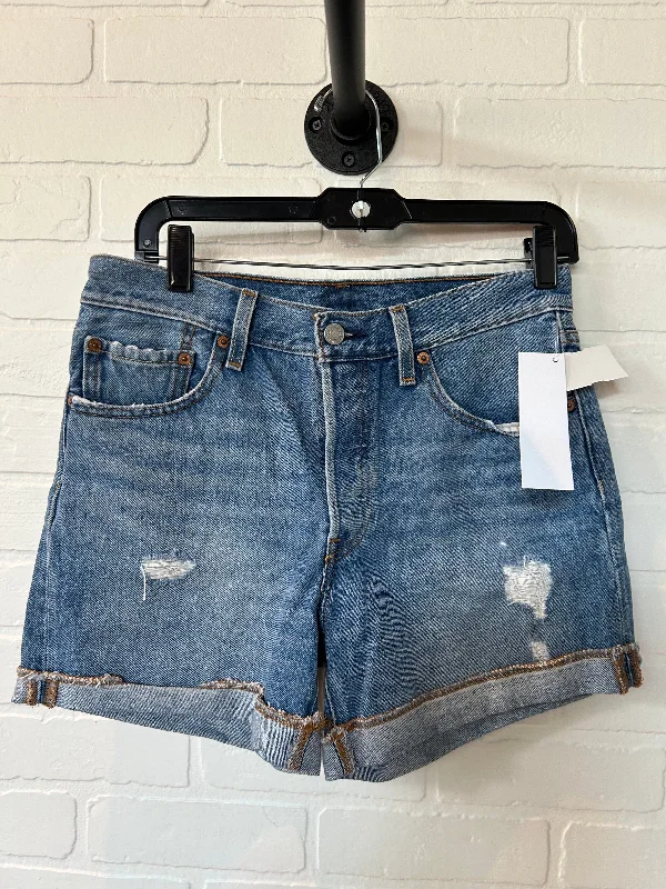 Blue Denim Shorts Levis, Size 4