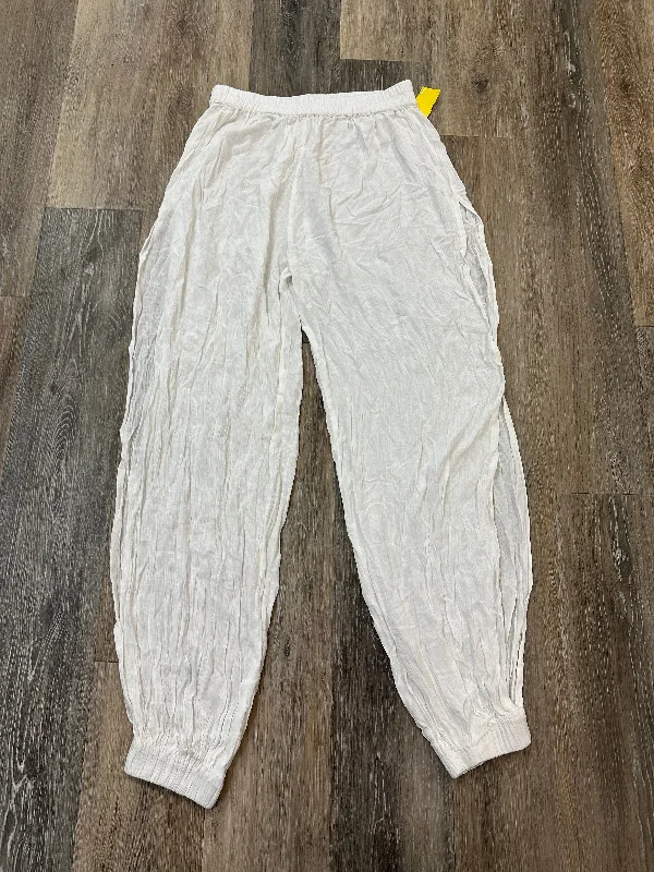 Pants Linen By Tularosa In White, Size: M