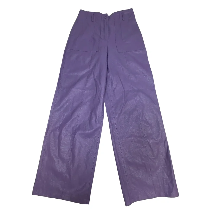 Pants Wide Leg By Beatrice .b In Purple, Size: Xs