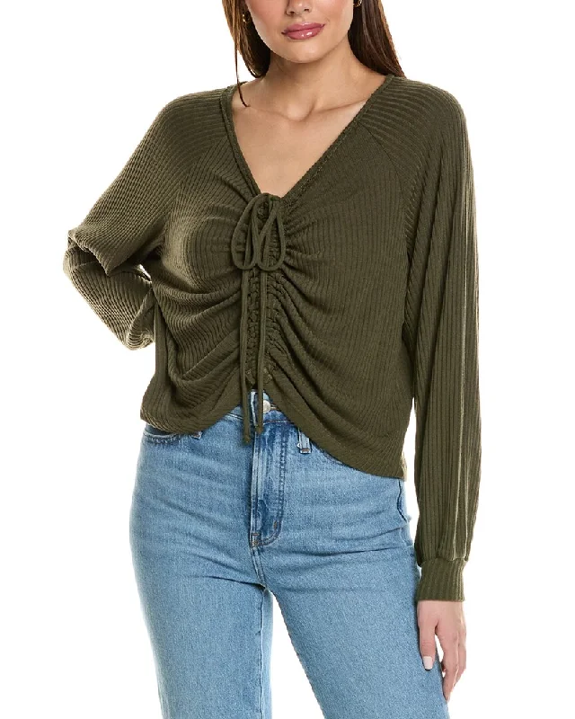 Project Social T Remy Ruched Front Sweater