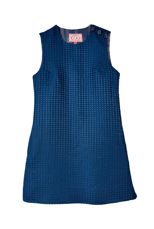 Buru x Megan Stokes Jackie Dress - Chelsea Blue Dot