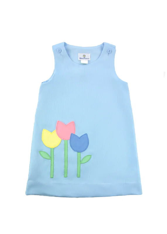 Finewale Pique Dress With Tulips