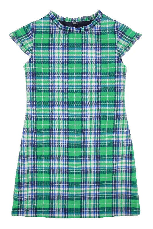 Plaid Dress With Ruffles