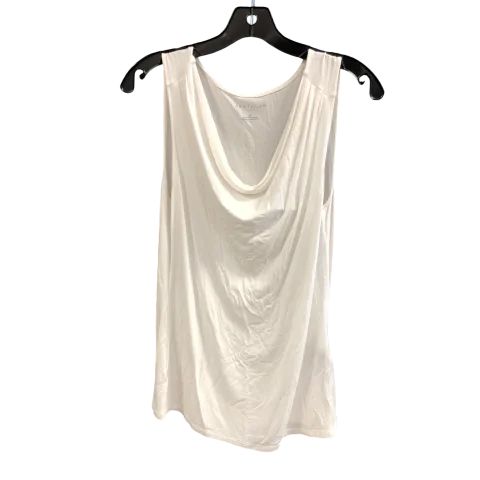 Top Sleeveless By Ann Taylor In White, Size: S