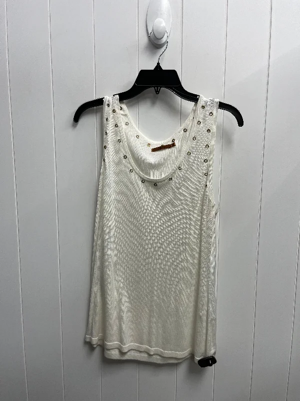 Top Sleeveless By Belldini In Cream, Size: M