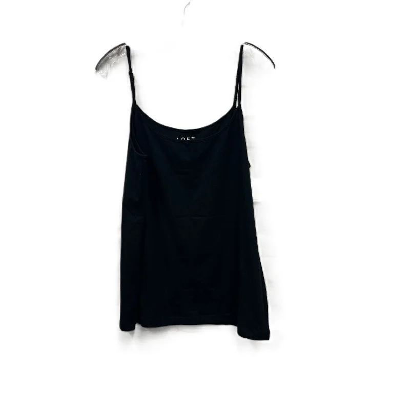 Top Sleeveless By Loft In Black, Size: Xl