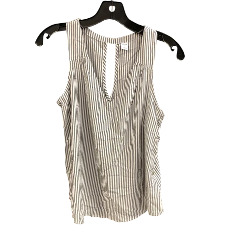 Top Sleeveless By Old Navy In Striped Pattern, Size: Xs