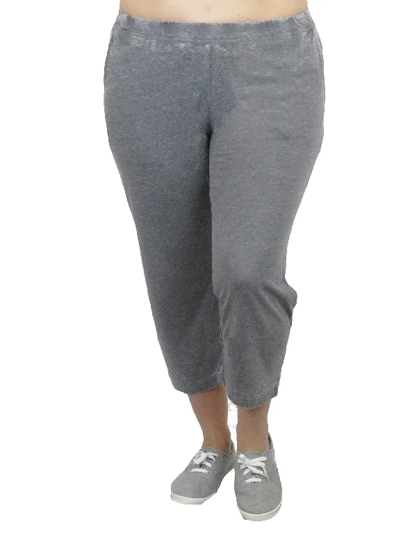 Soft & Supple Knit Cropped Pant - Plus Size