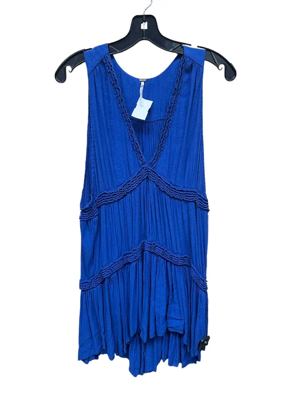 Dress Casual Short By Free People In Blue, Size: L