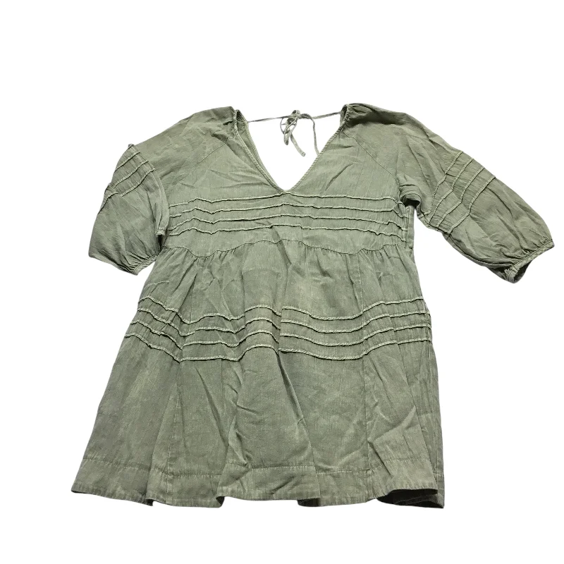 Dress Casual Short By Mustard Seed In Green, Size: M