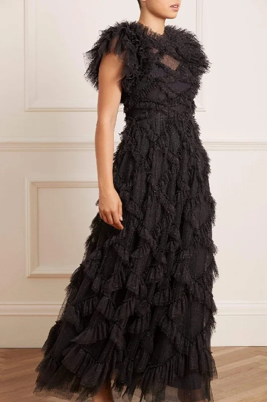 Genevieve Ruffle Gown