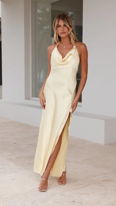 Sian Maxi Dress - Yellow