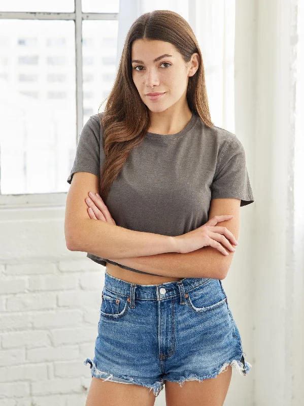 Vintage Jersey Crop Tee