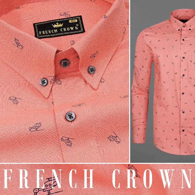 Tonys Pink Royal Oxford Shirt